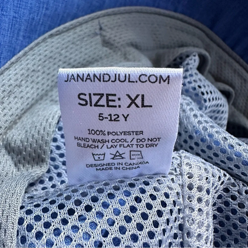 Jan and Jul Xplorer‎ Hat Water Repellant Blue Size XL 5-12 Years